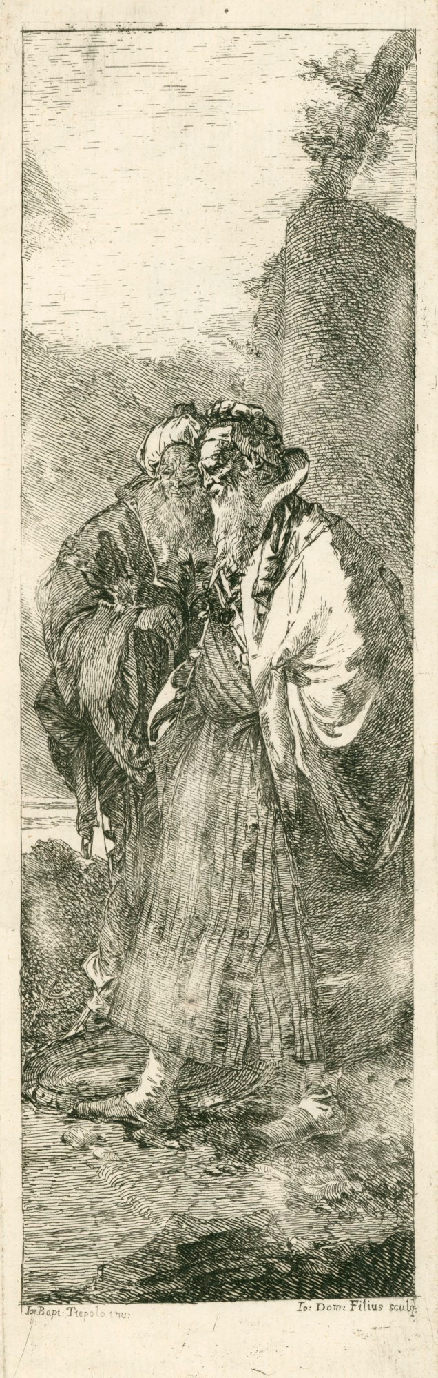 Giandomenico Tiepolo, Two old men