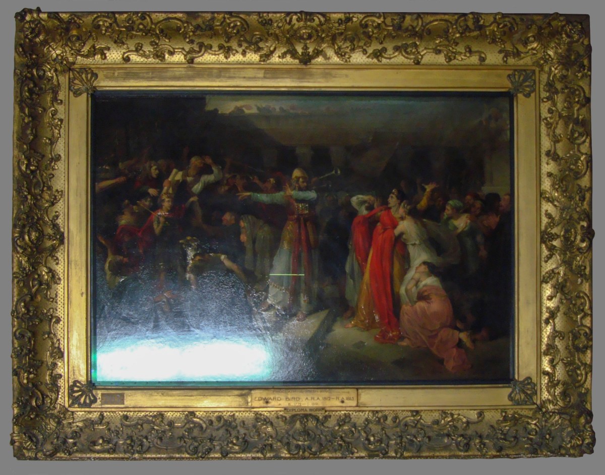 Unknown, Frame for Edward Bird RA 'Proclaiming Joash King'