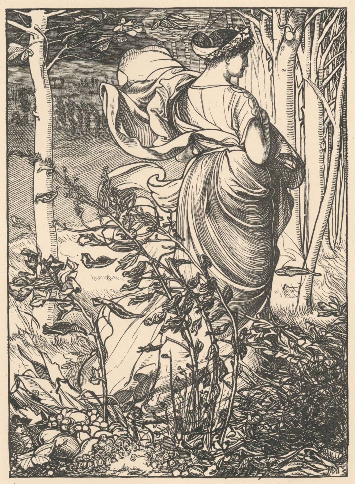 Frederick Augustus Sandys, October, the Advent of Winter