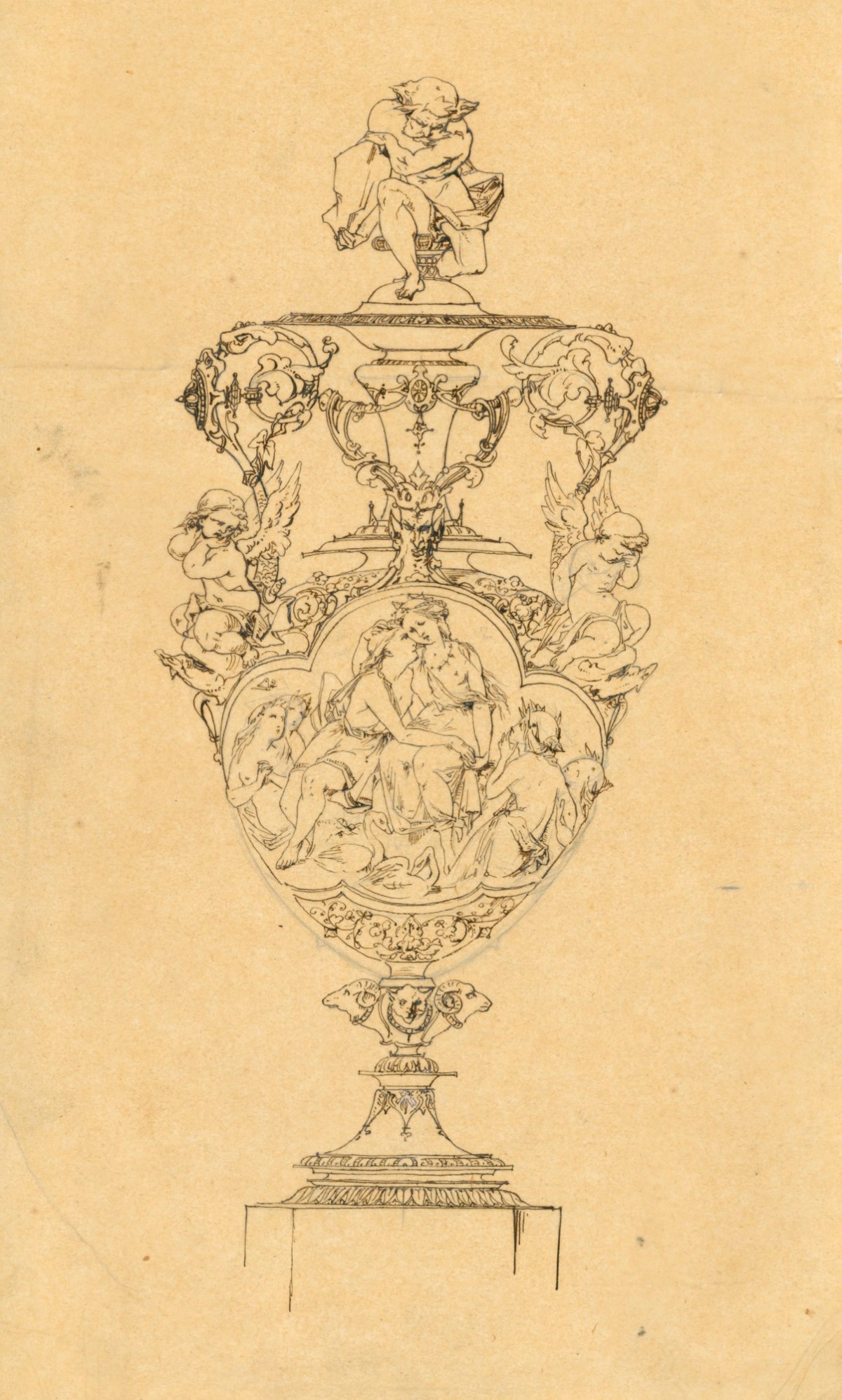 Henry Hugh Armstead RA, Design for a silver cup