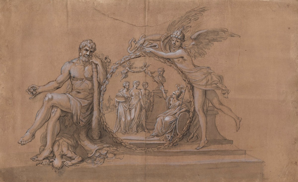 George Michael Moser RA, Design for the headpiece of the Royal Academy Diploma