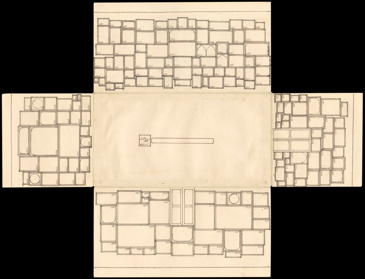 , Pop-up diagrams of the hang of works in the summer exhibition