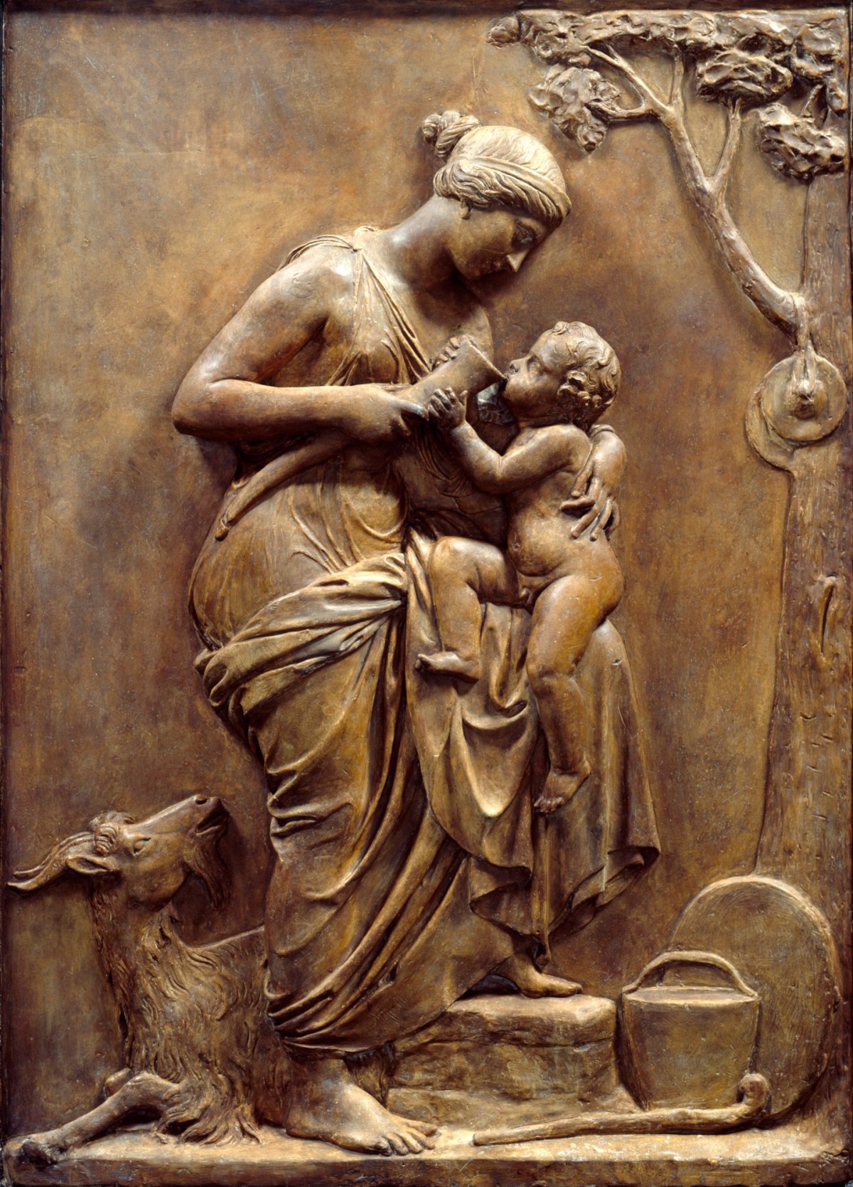 John Gibson RA, Amalthea nursing the Infant Jupiter