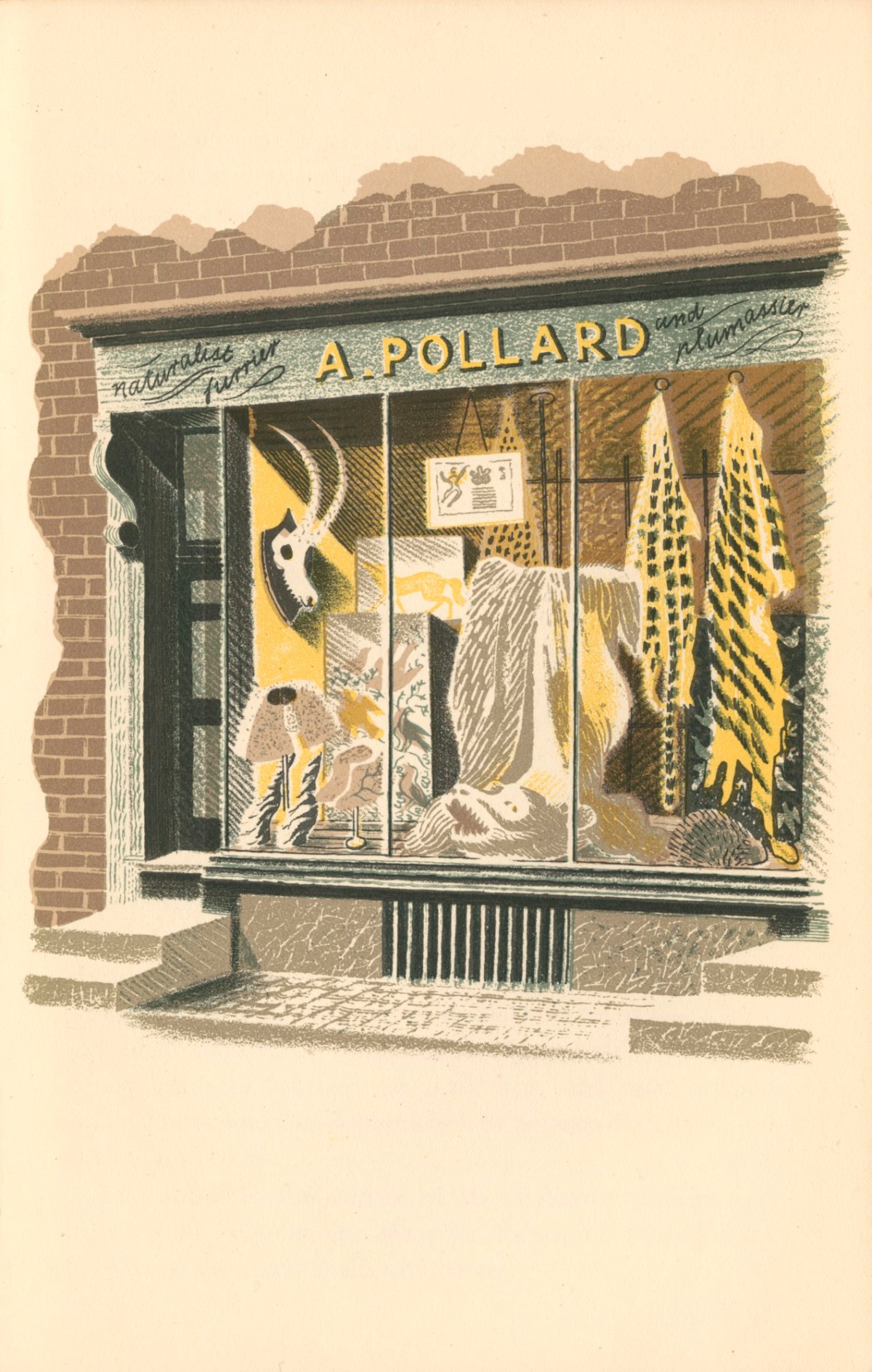 Eric Ravilious, Naturalist: Furrier: Plumassier