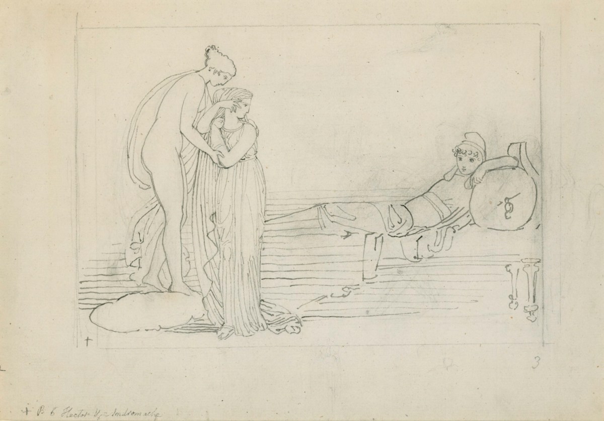 John Flaxman RA, Venus Presenting Helen to Paris