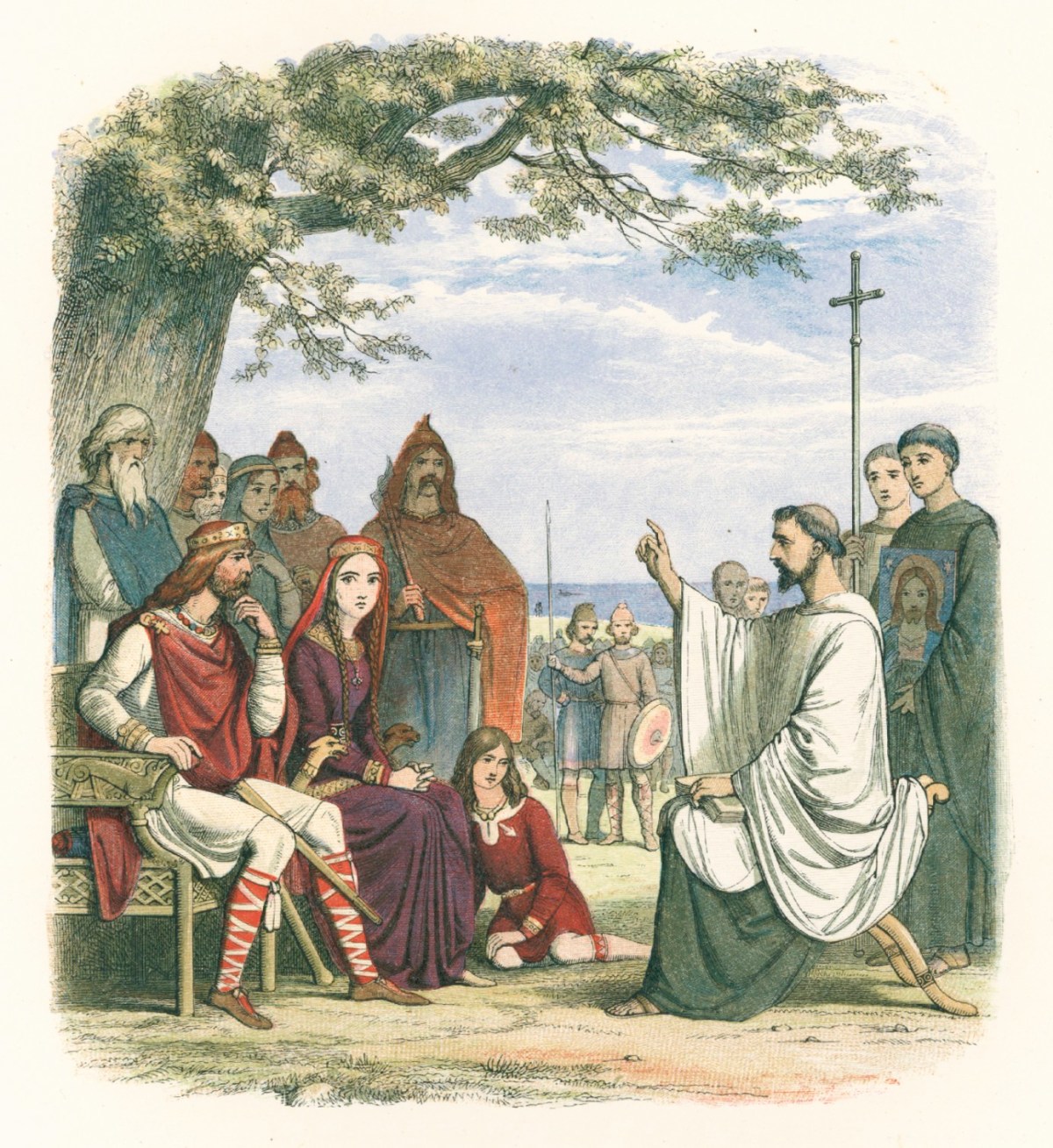 James E. Doyle, Augustine preaching before King Ethelbert