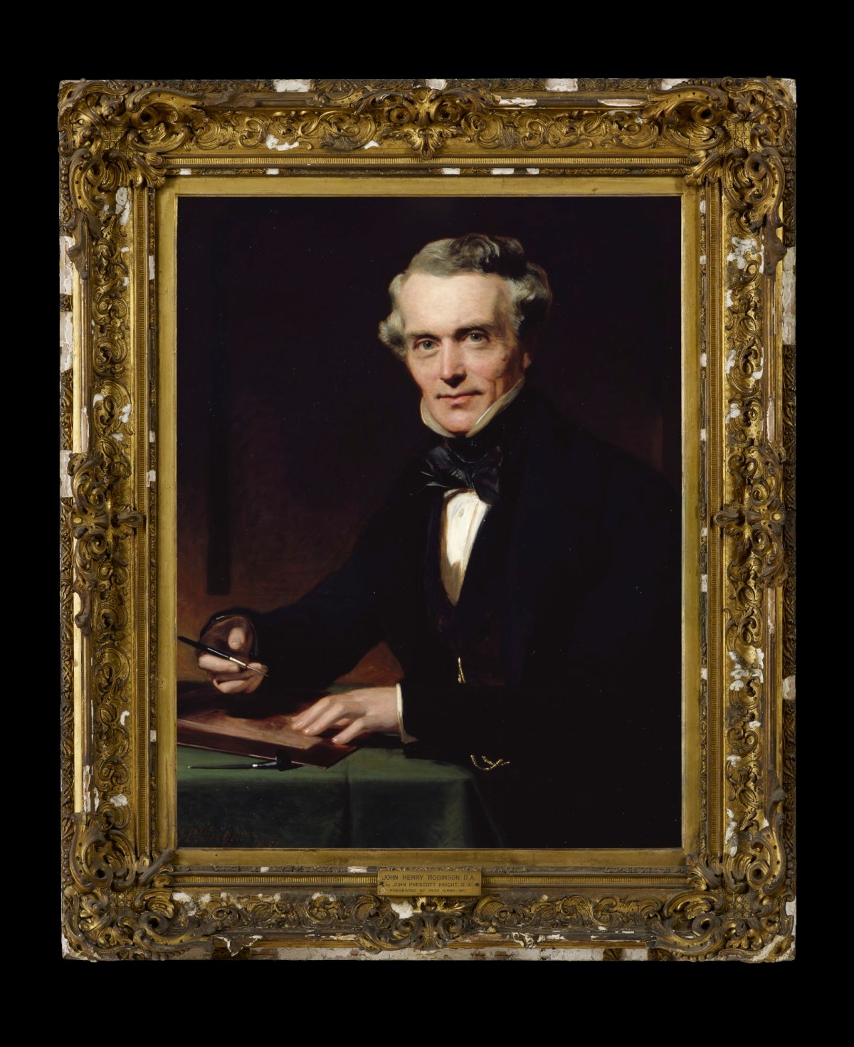 Unknown, Frame for John Prescott Knight RA 'Portrait of J.H. Robinson'
