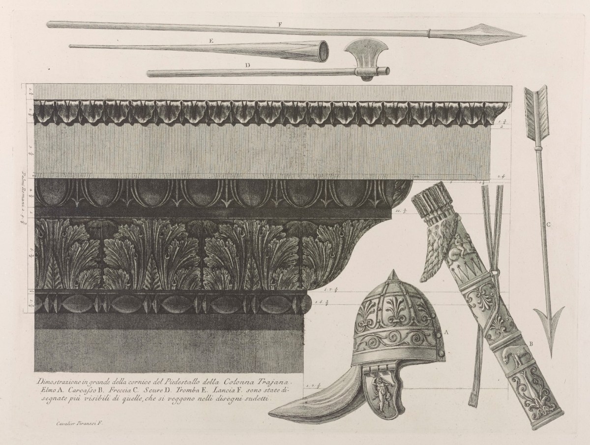 Unsigned, Enlarged view of the cornice of the pedestal of Trajan's Column