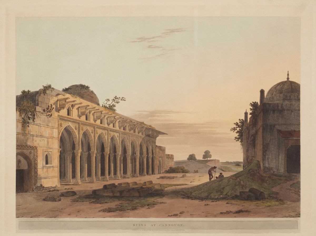 Thomas Daniell RA, Ruins at Cannouge
