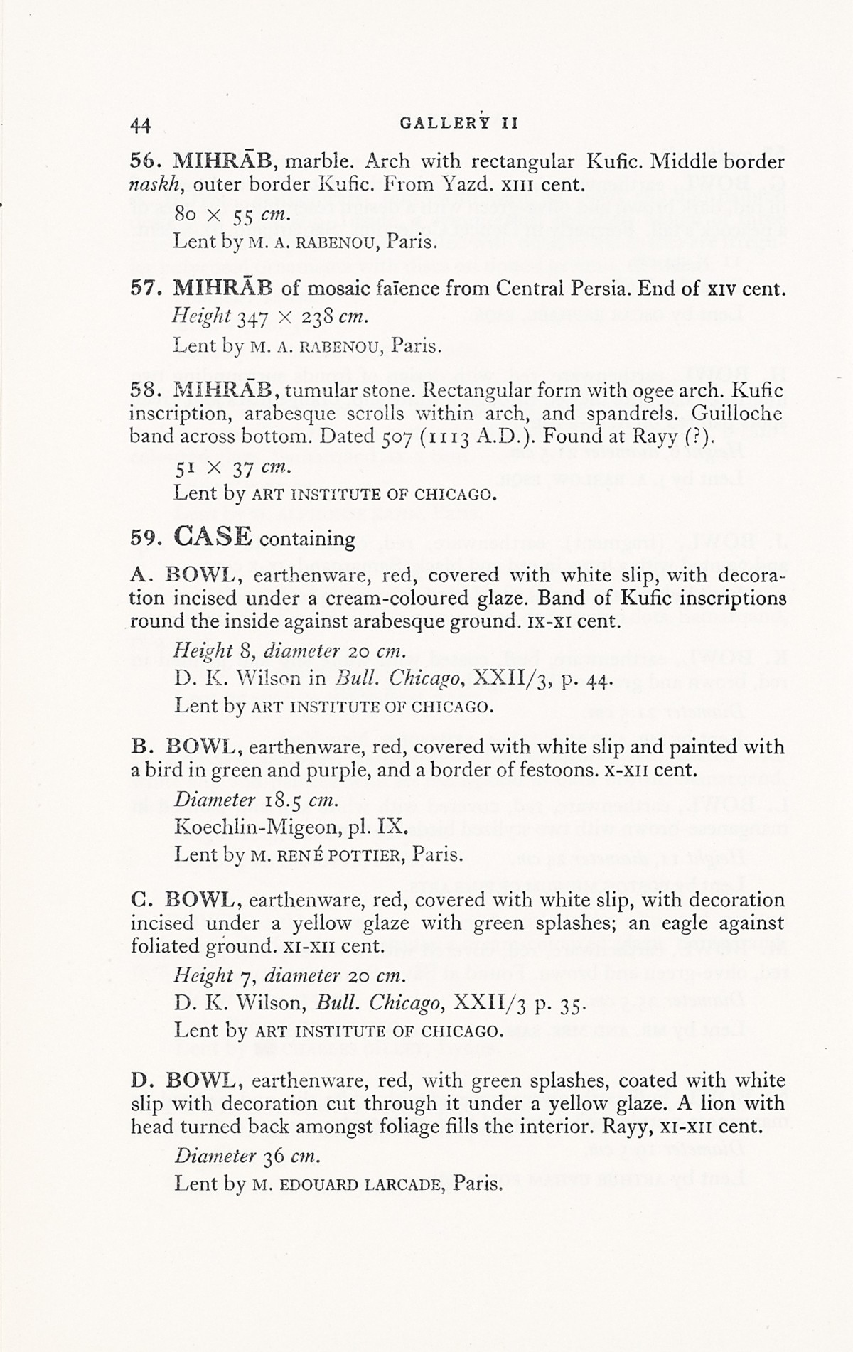 Page 72 of 1931 - International Exhibition of Persian Art