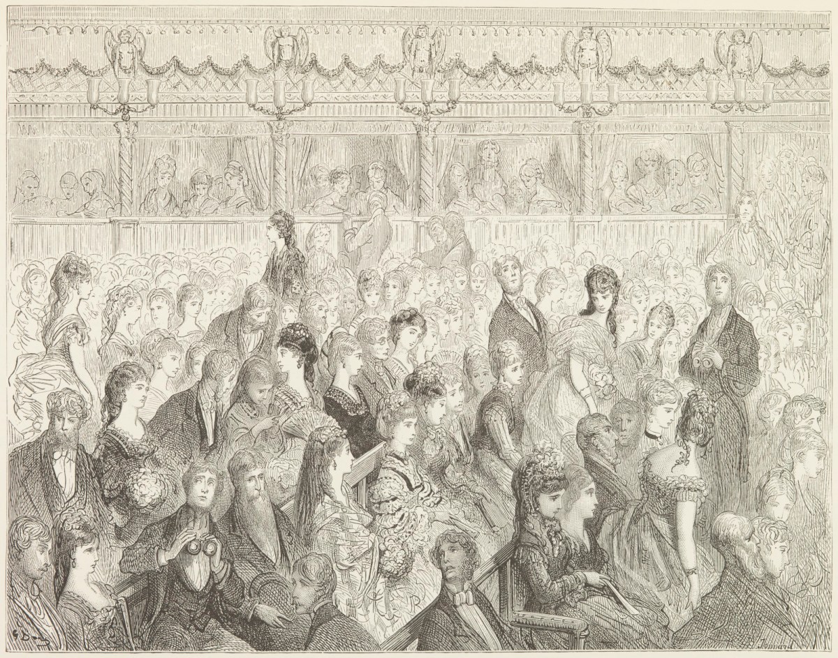 Gustave Doré, The Stalls - Covent Garden Opera
