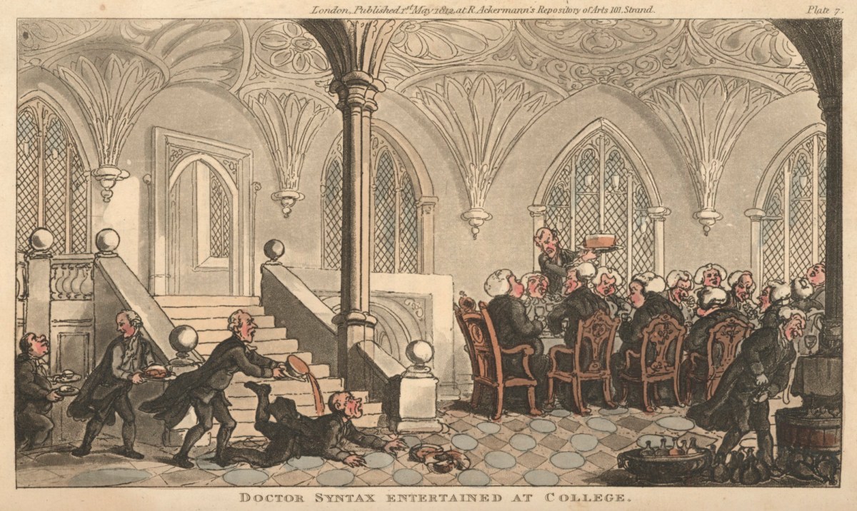 Thomas Rowlandson, Doctor Syntax entertained at College