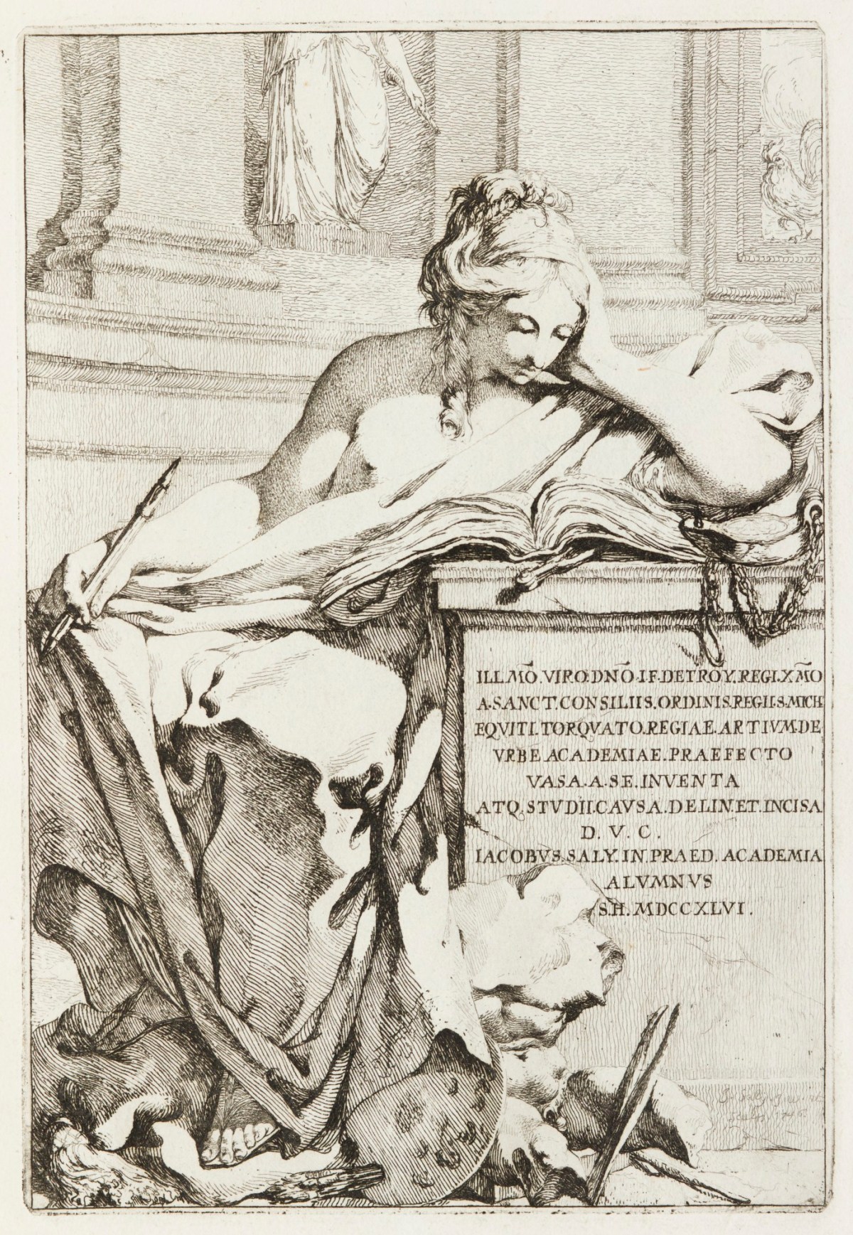 Jacques-François-Joseph Saly, Title-page