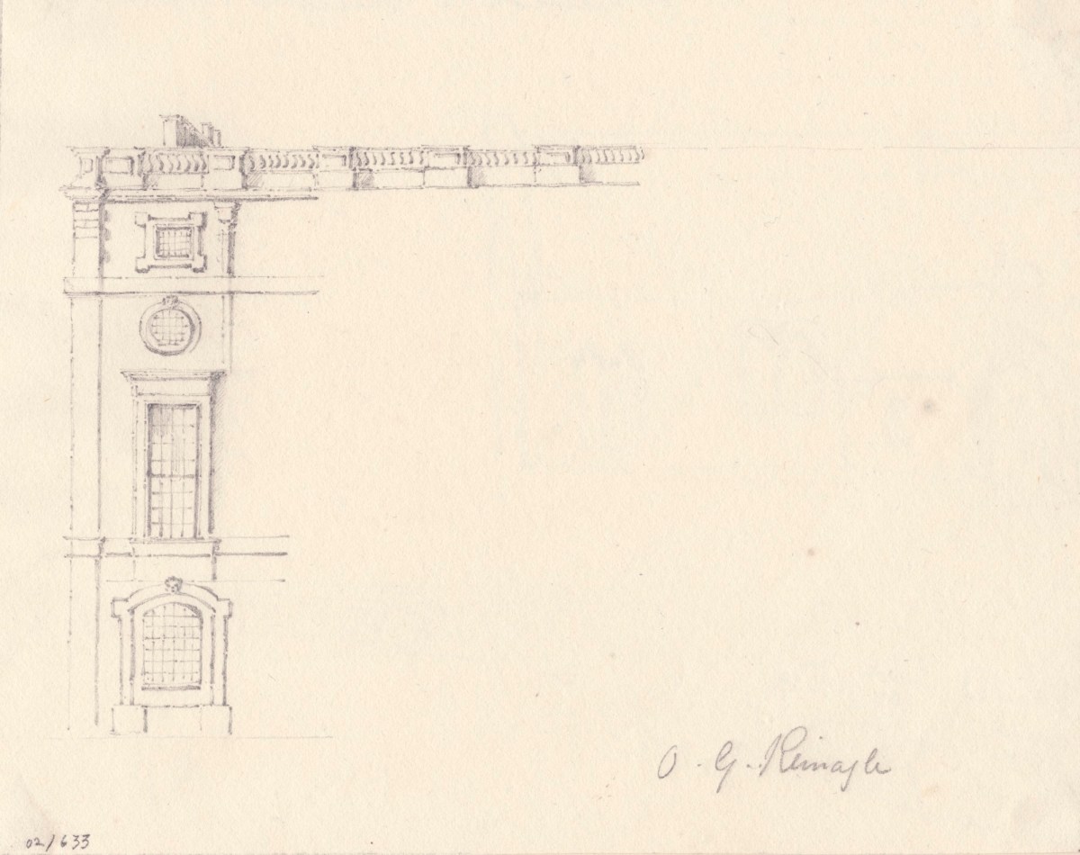 Oriana Georgiana Reinagle, The side of a building
