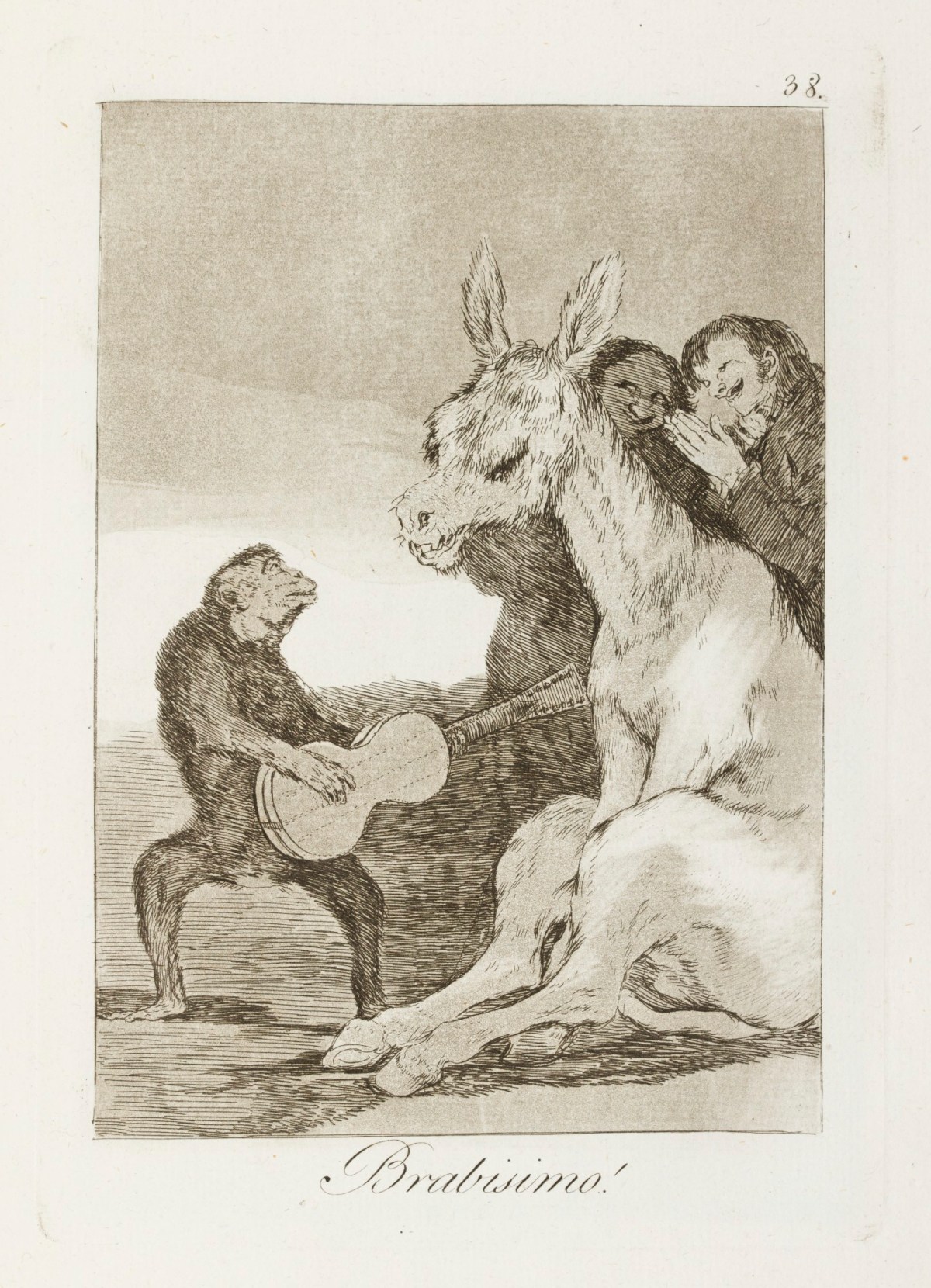 Francisco Goya, 'Brabisimo!'