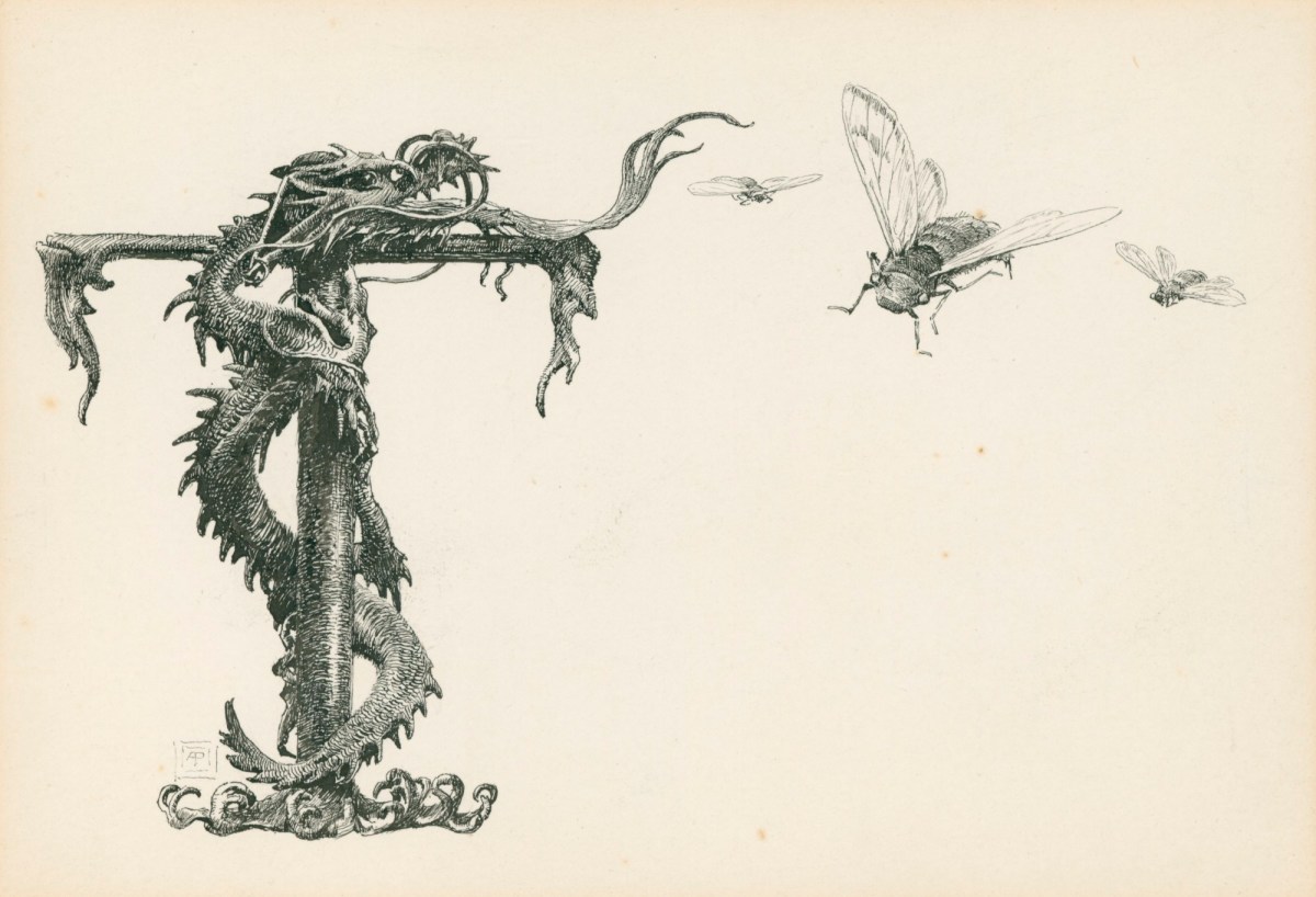 Alfred Parsons RA, Decorative initial for an edition of Wordsworth's poetry