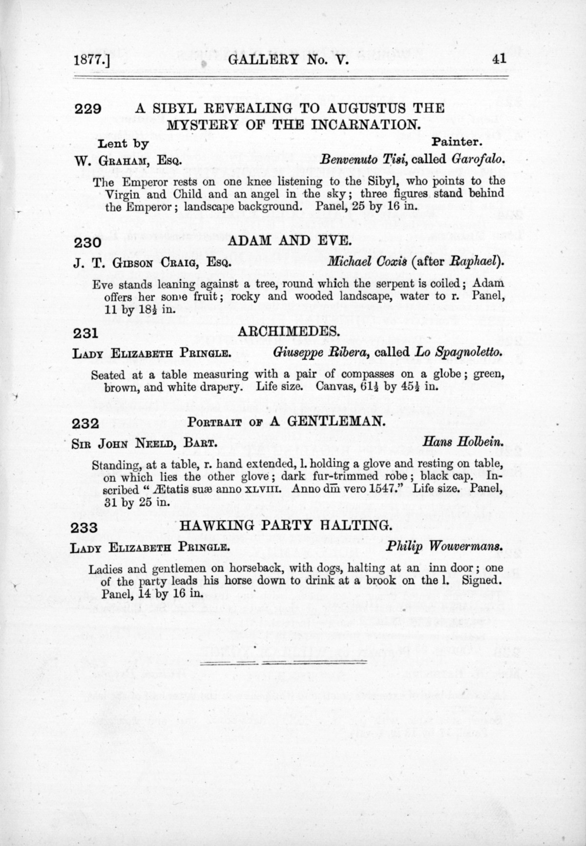 Page 41 of 1877 - Old Masters and deceased masters of the British School