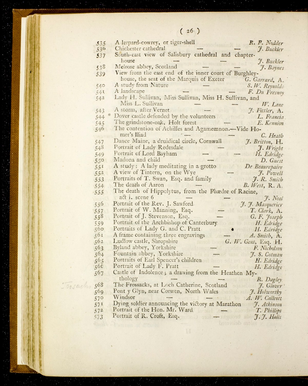 The exhibition of the Royal Academy, MDCCCIV. (1804). The thirty-sixth ...