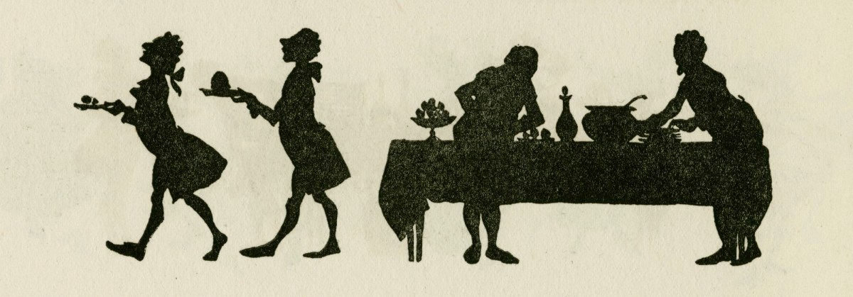 Arthur Rackham, 'Presently a magnificent supper was served ...'