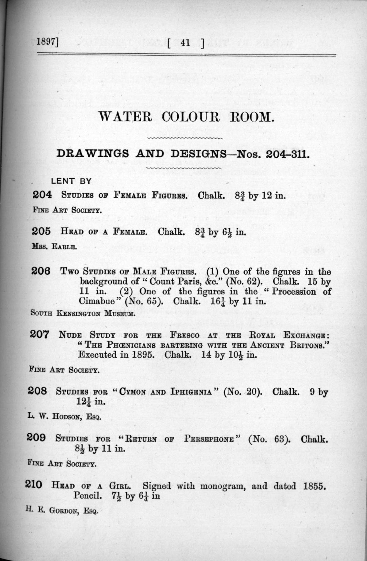 Page 41 of 1897 - Lord Leighton PRA