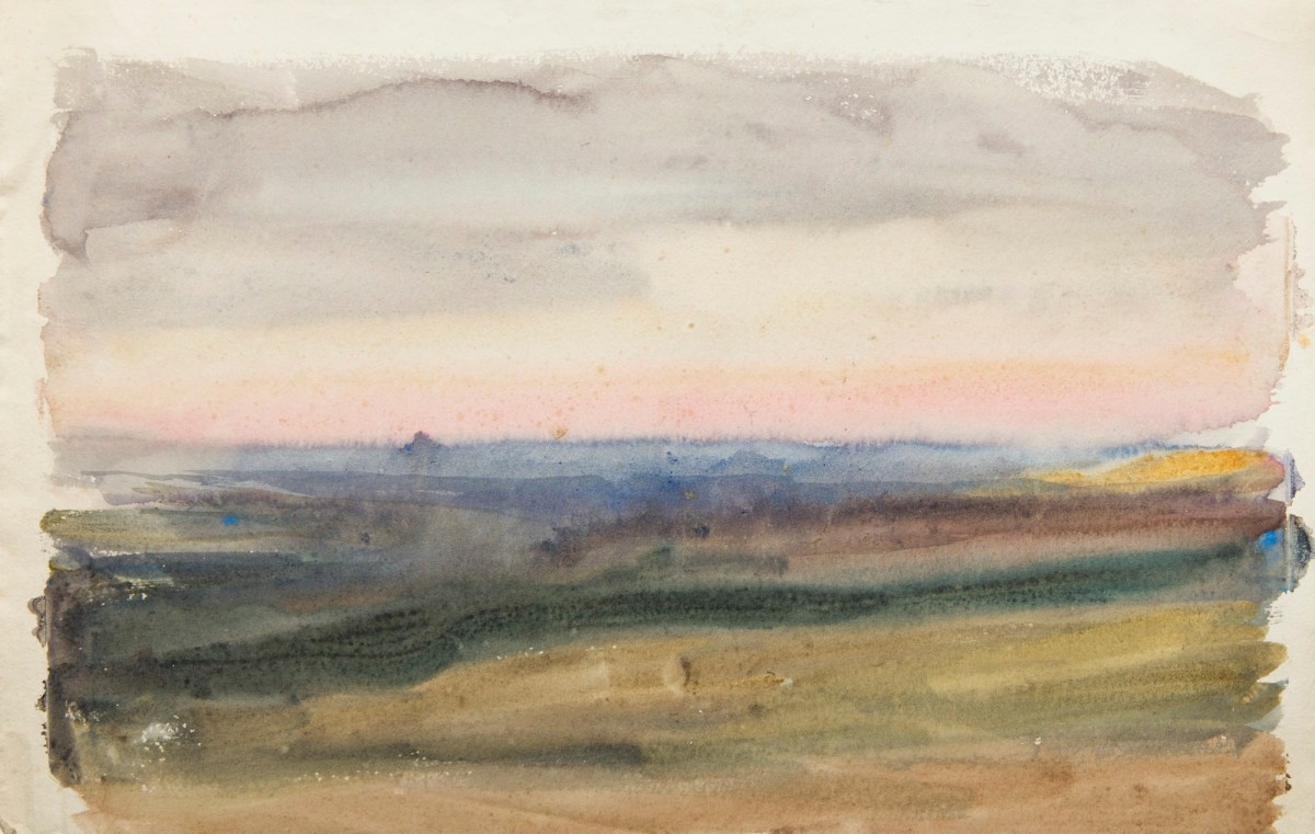 Sir George Clausen RA, Landscape study