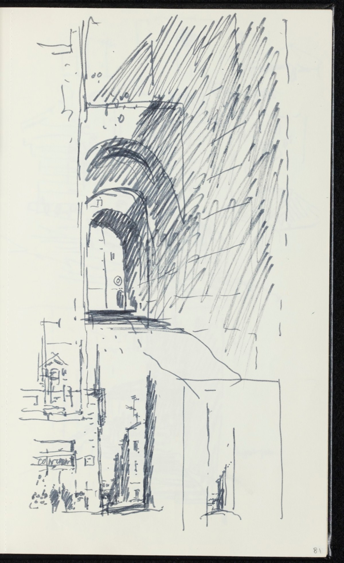 Sir Hugh Casson PRA, Majorca, Italy and Pembrokeshire sketchbook