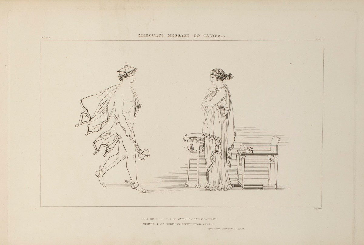 John Flaxman RA, Mercury's Message to Calypso