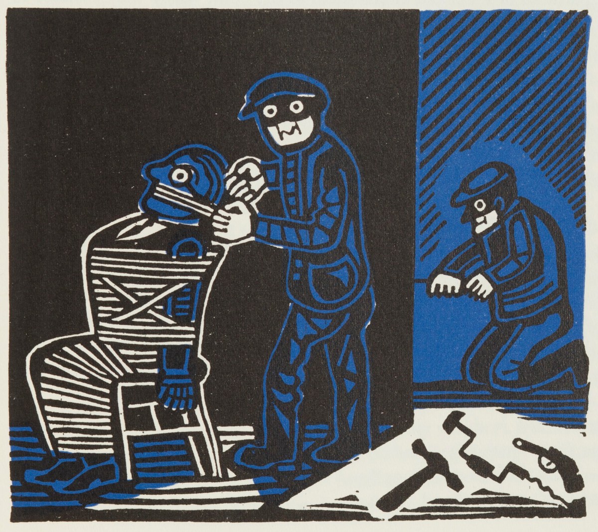 Edward Bawden RA, Uses of adhesive tape