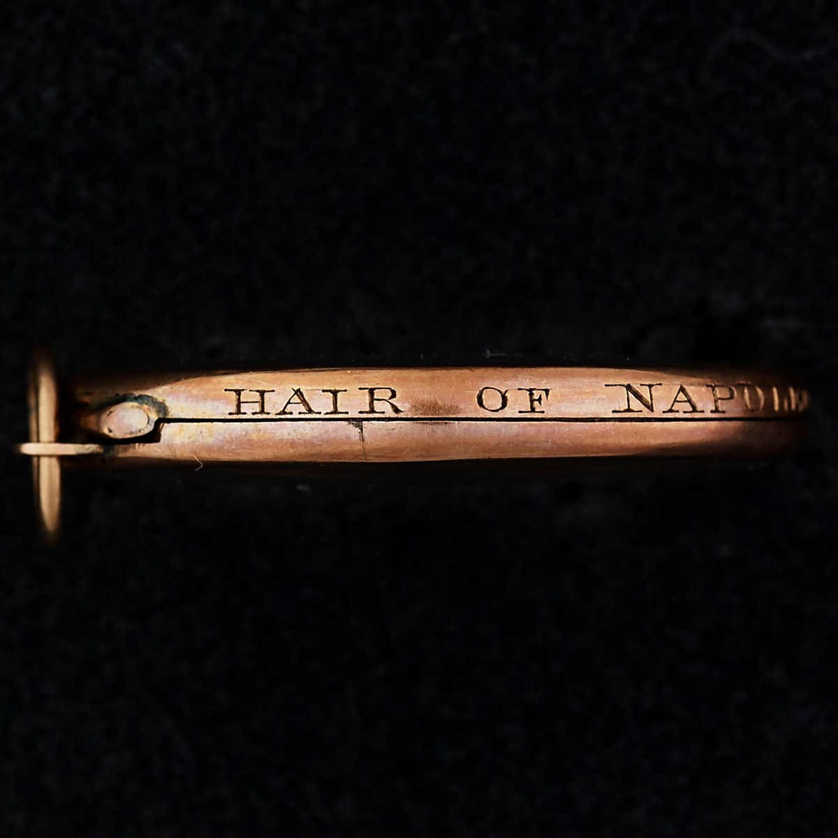 , Crystal locket containing a lock of Napoleon's hair