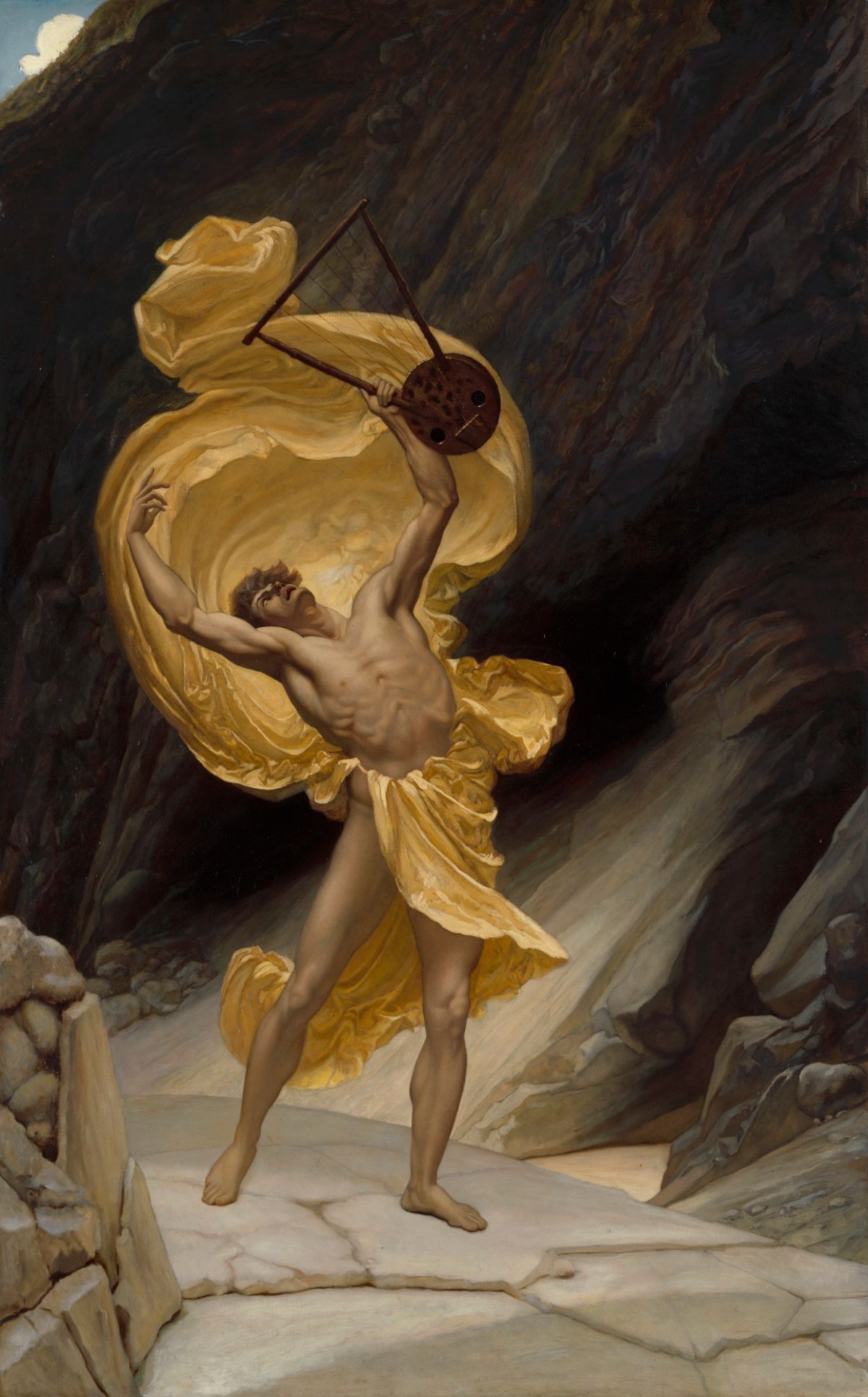 Sir William Blake Richmond RA, Orpheus returning from the Shades