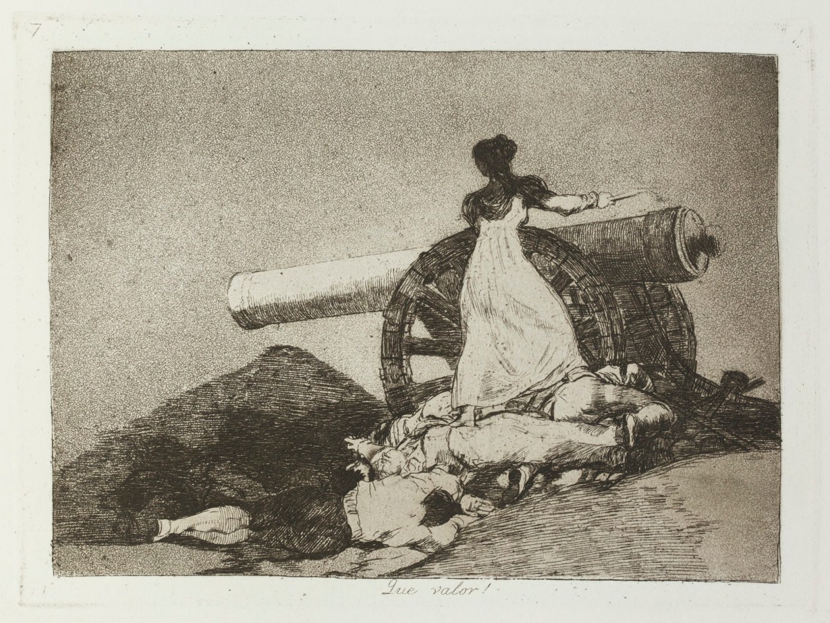 Francisco Goya, 'Que valor!'