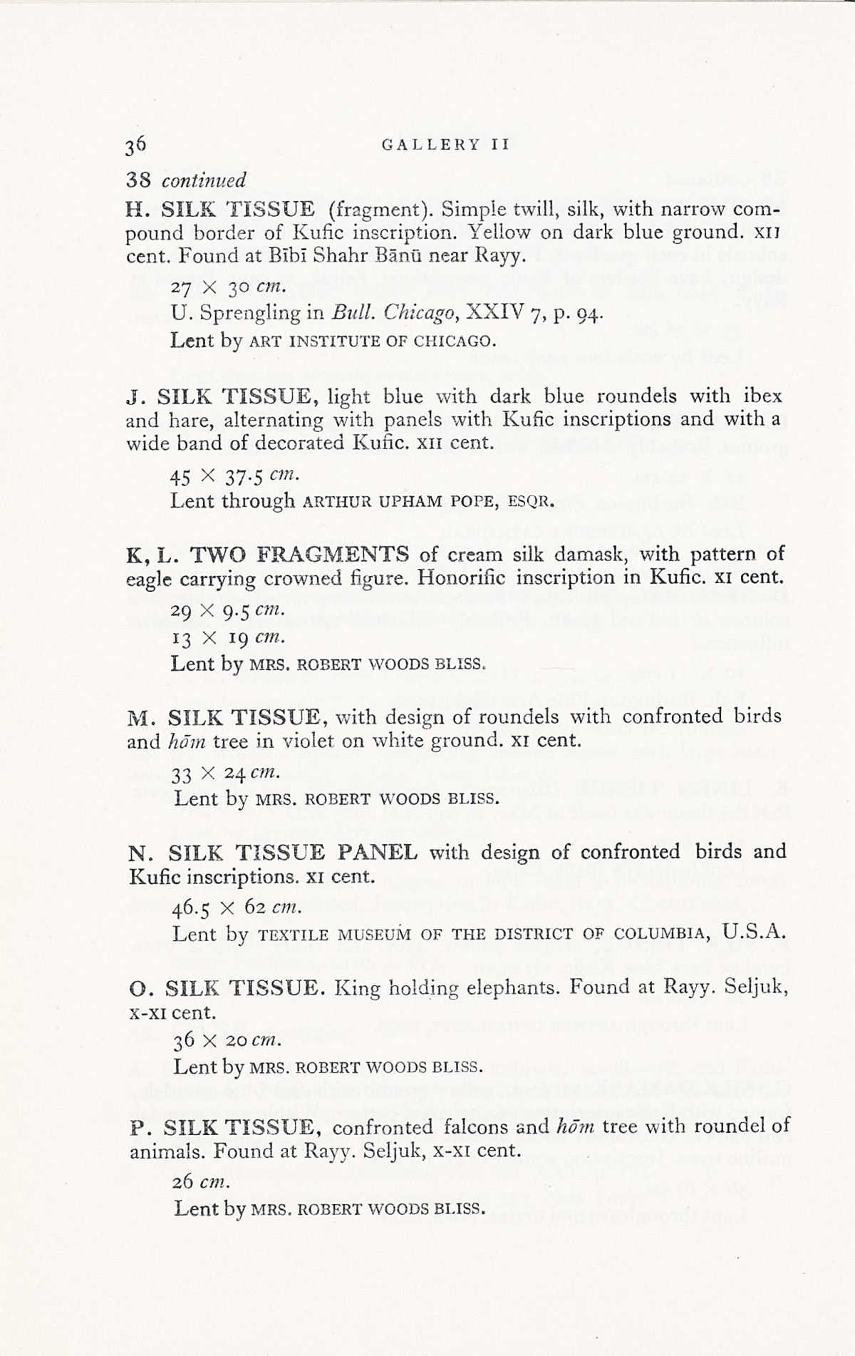 Page 64 of 1931 - International Exhibition of Persian Art