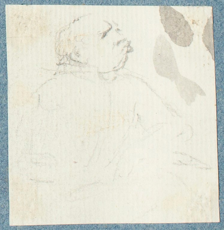 George Dance RA, Head and shoulders of a man