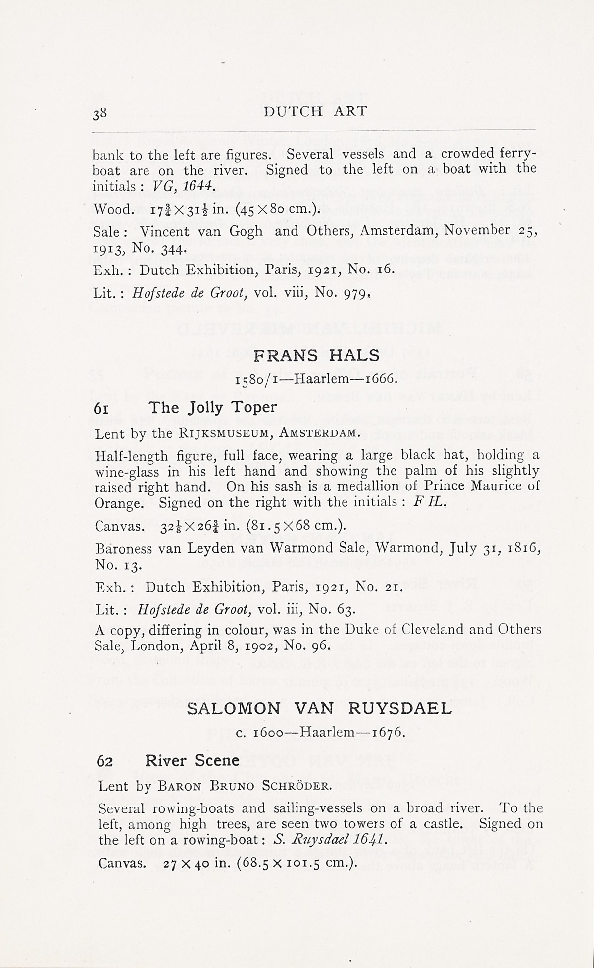 Page 42 of 1929 - Exhibition of Dutch Art 1450-1900