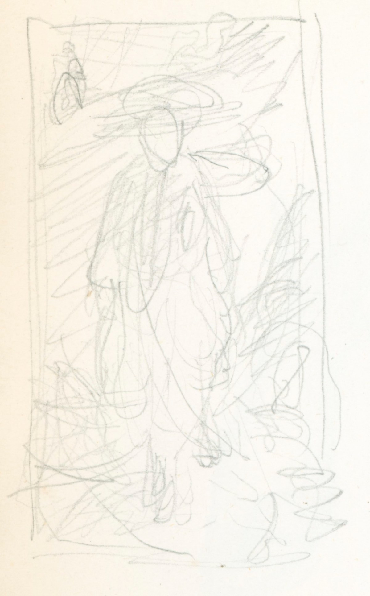 Lord Leighton PRA, Small compositional sketch for a portrait of May Sartoris
