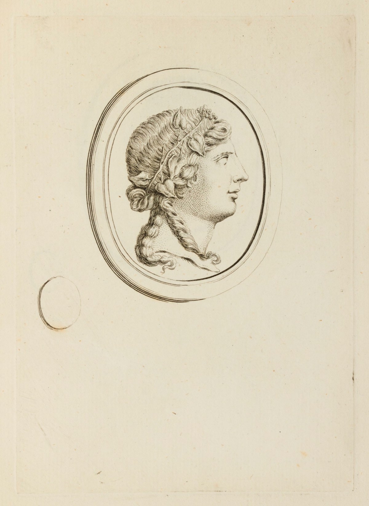 Claude Du Bosc, Head of a youth crowned with ivy