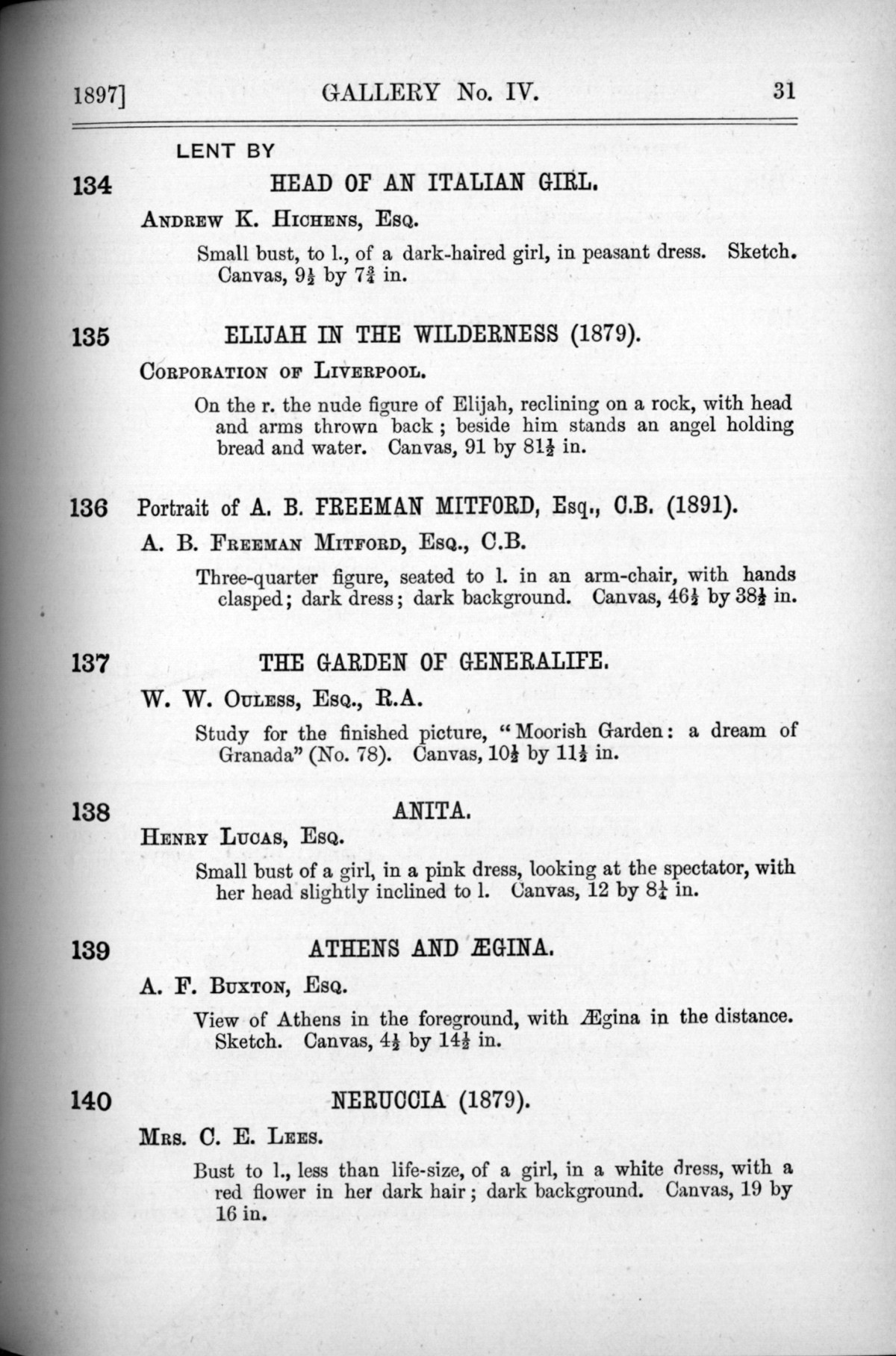 Page 31 of 1897 - Lord Leighton PRA
