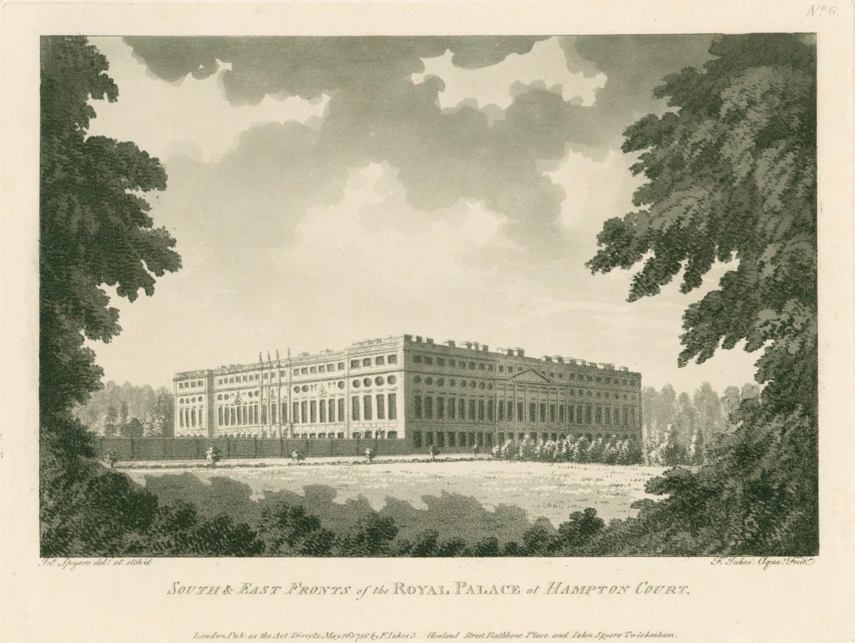 John Spyers, South and East Fronts of the Royal Palace at Hampton Court