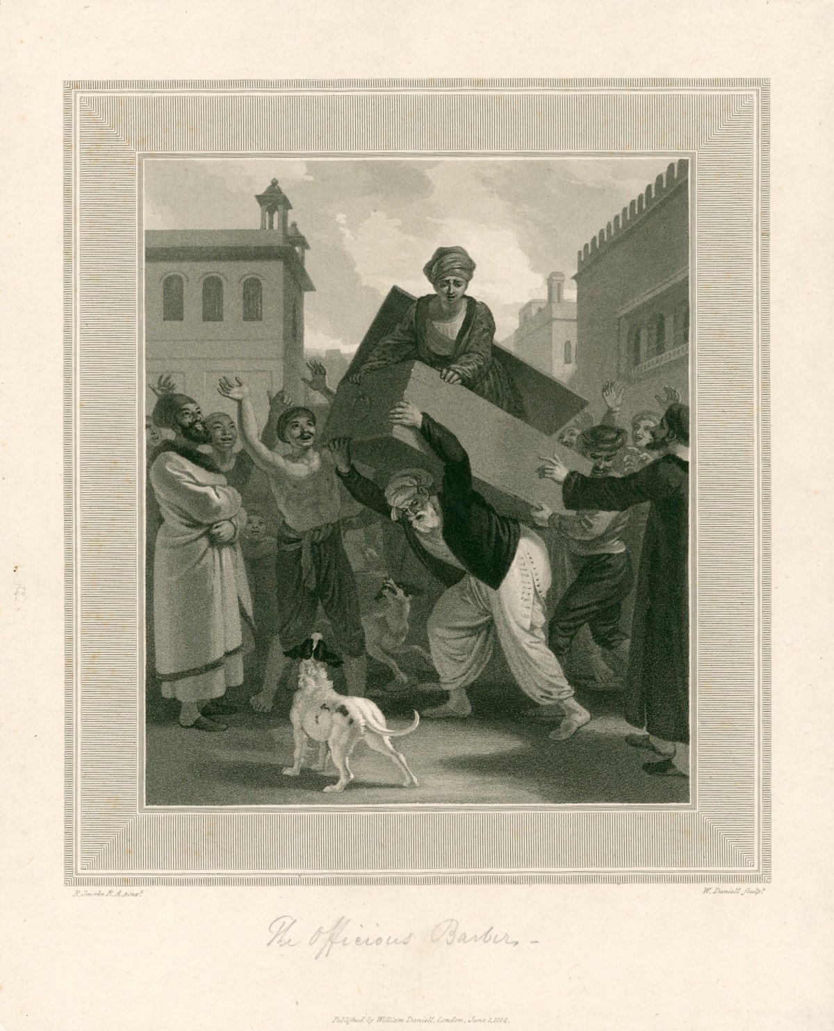 William Daniell RA, The Adventure Of Hunch-Back, And The Stories Connected With It, (From The Arabian Nights Entertainments.) with illustrative Prints, Engraved By William Daniell, From Pictures Painted By Robert Smirke, R.A.