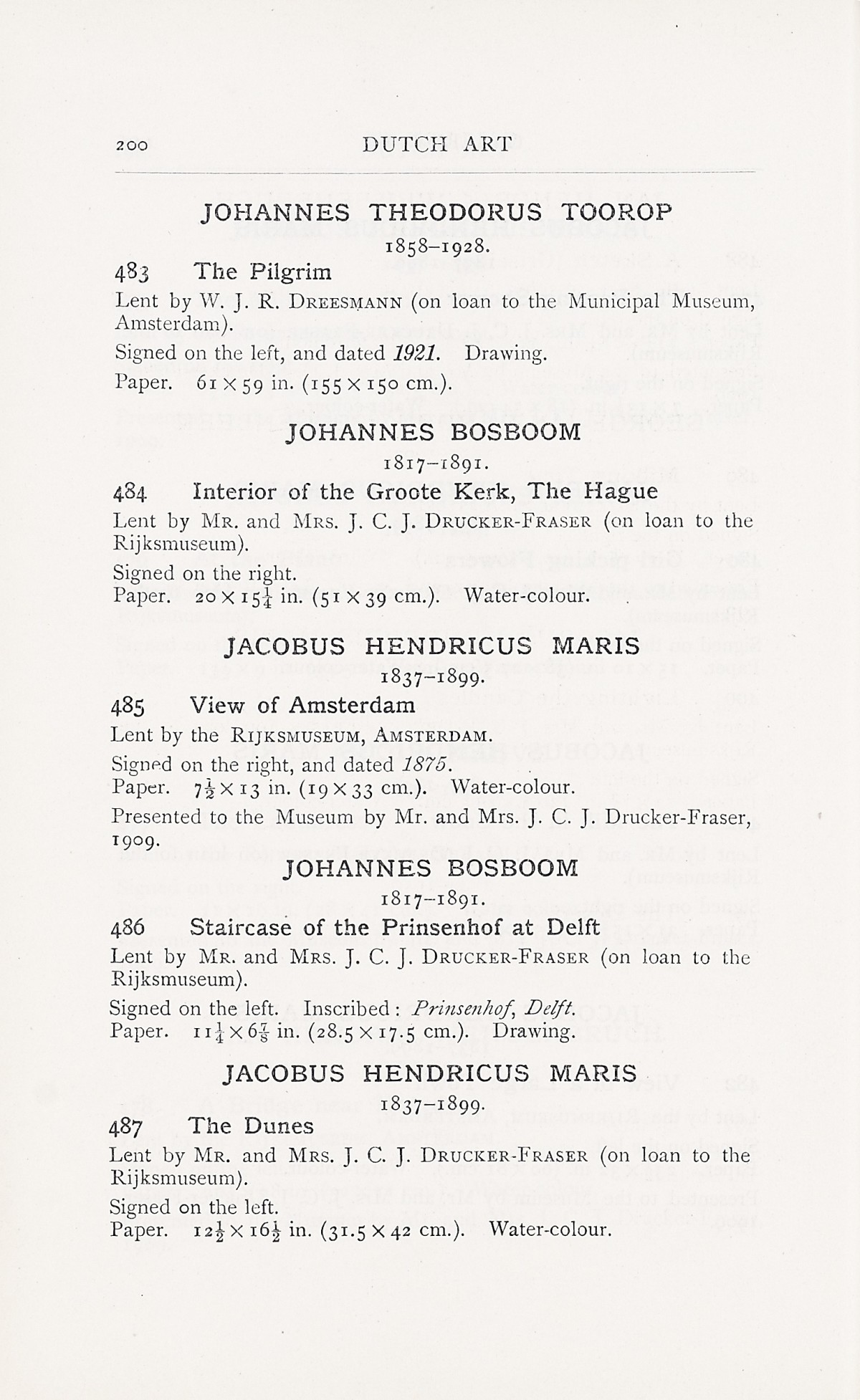 Page 204 of 1929 - Exhibition of Dutch Art 1450-1900
