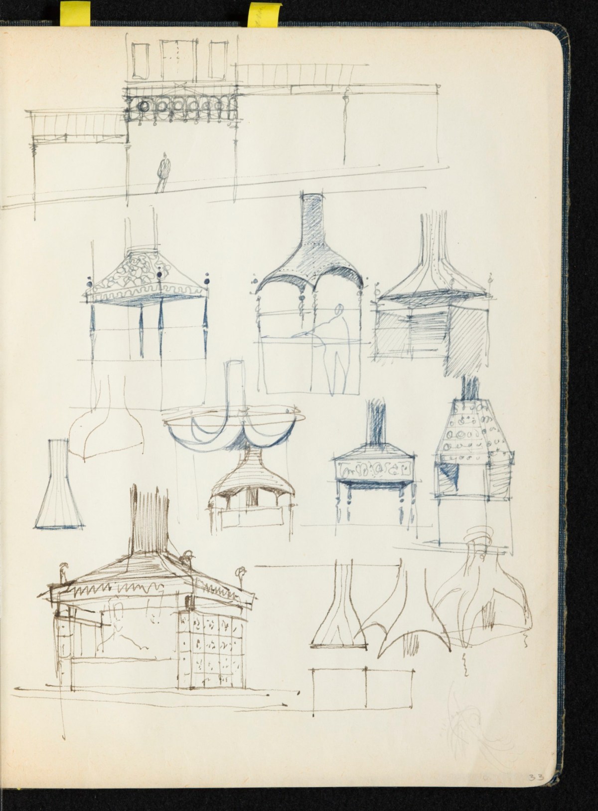 Sir Hugh Casson PRA, Britannia and Glyndebourne sketchbook