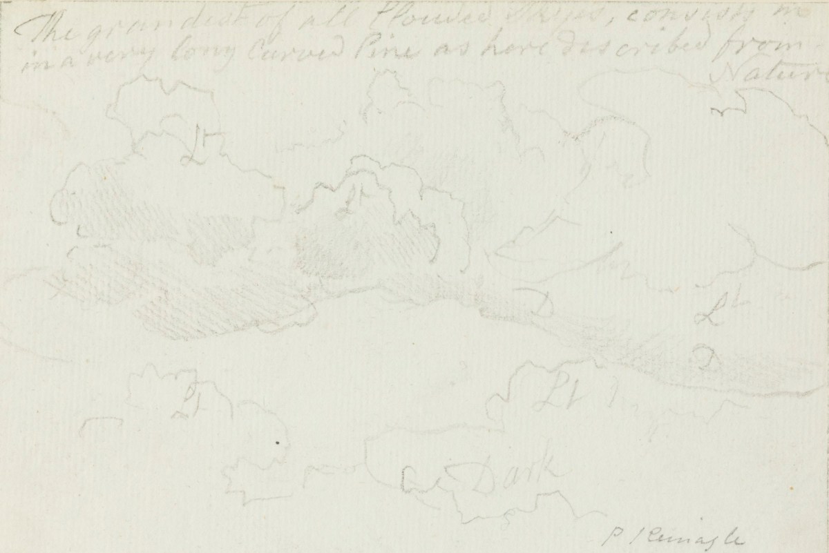Philip Reinagle RA, Study of a cloud formation