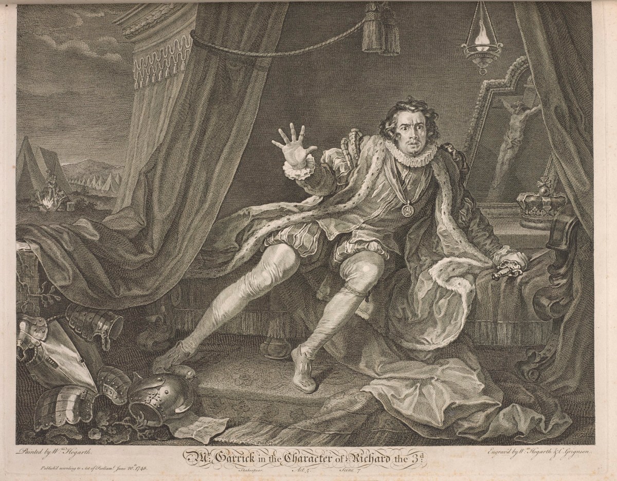 William Hogarth, Garrick in the Character of Richard III