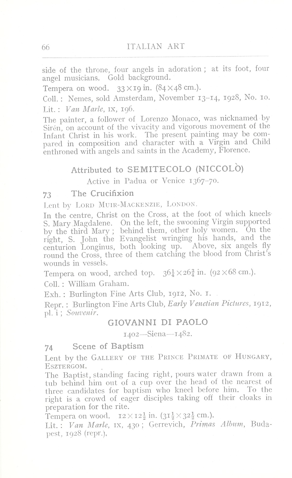 Page 70 of 1930 - Exhibition of Italian Art 1200-1900