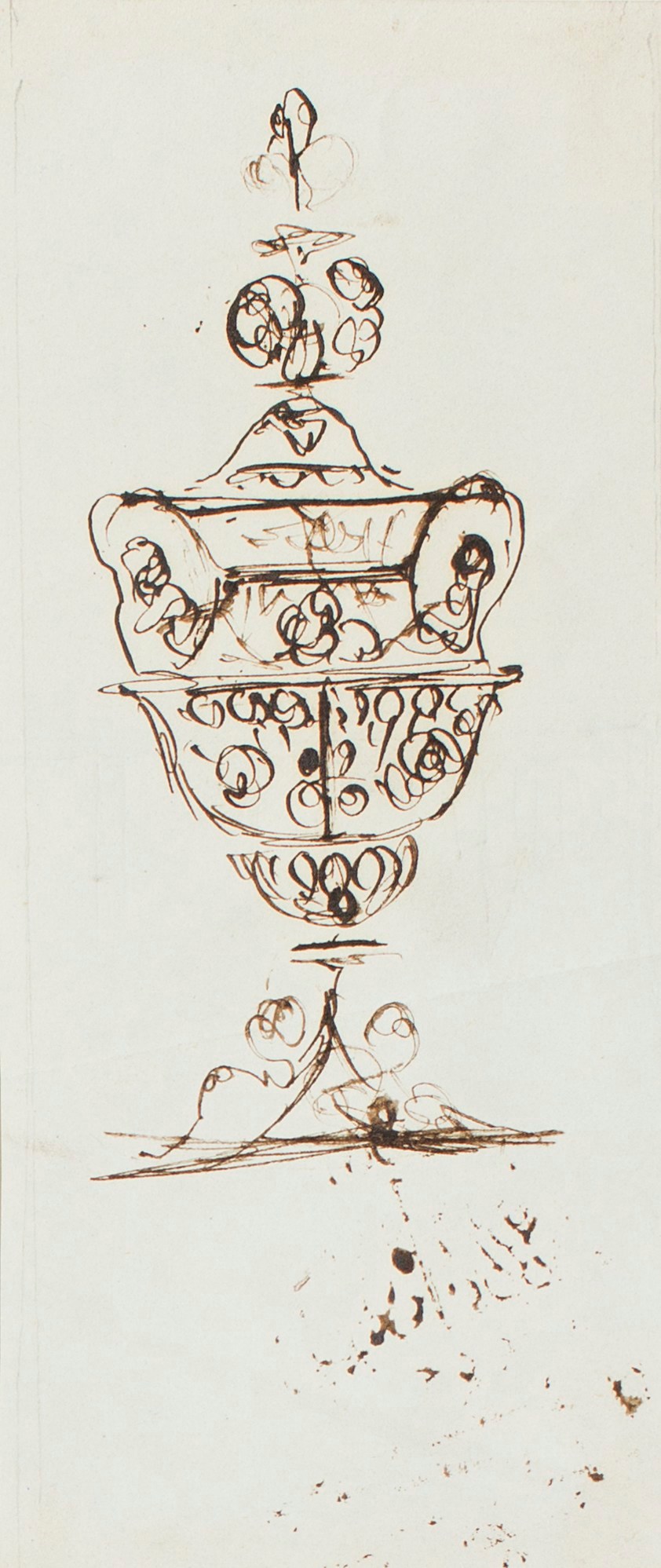 Henry Hugh Armstead RA, Sketch for a silver cup design