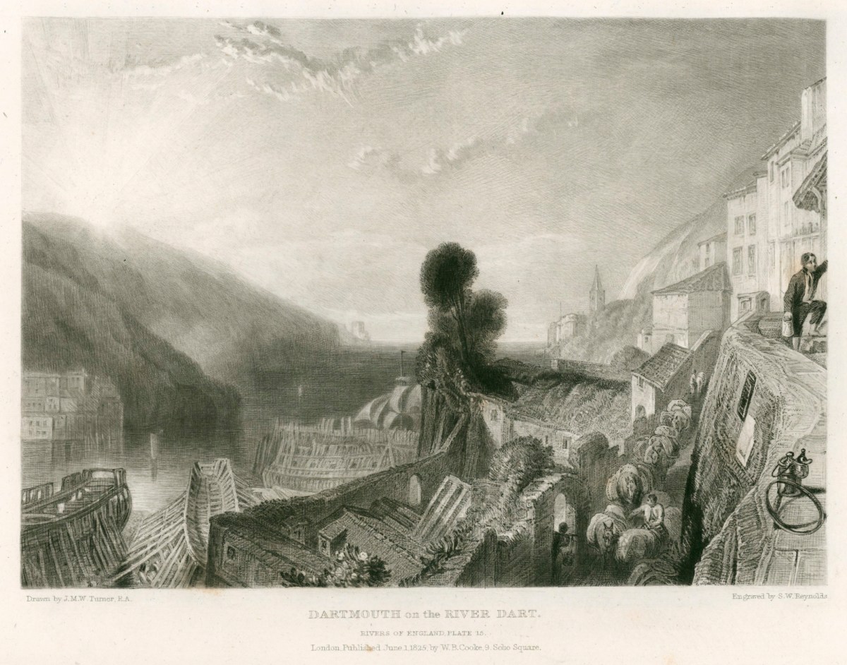J.M.W. Turner RA, Dartmouth on the River Dart
