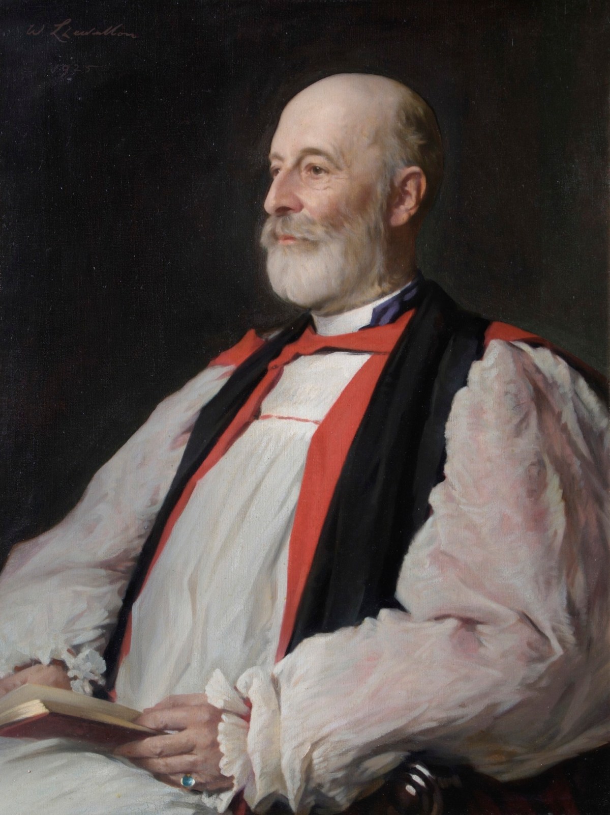 Sir William Llewellyn PRA, Portrait of J.P. Hughes, Bishop of Llandaff