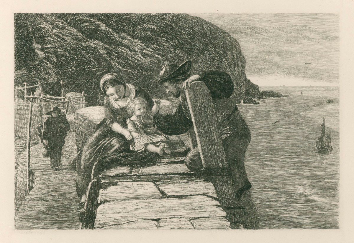 James Clarke Hook RA, The Fisherman's "Good Night"