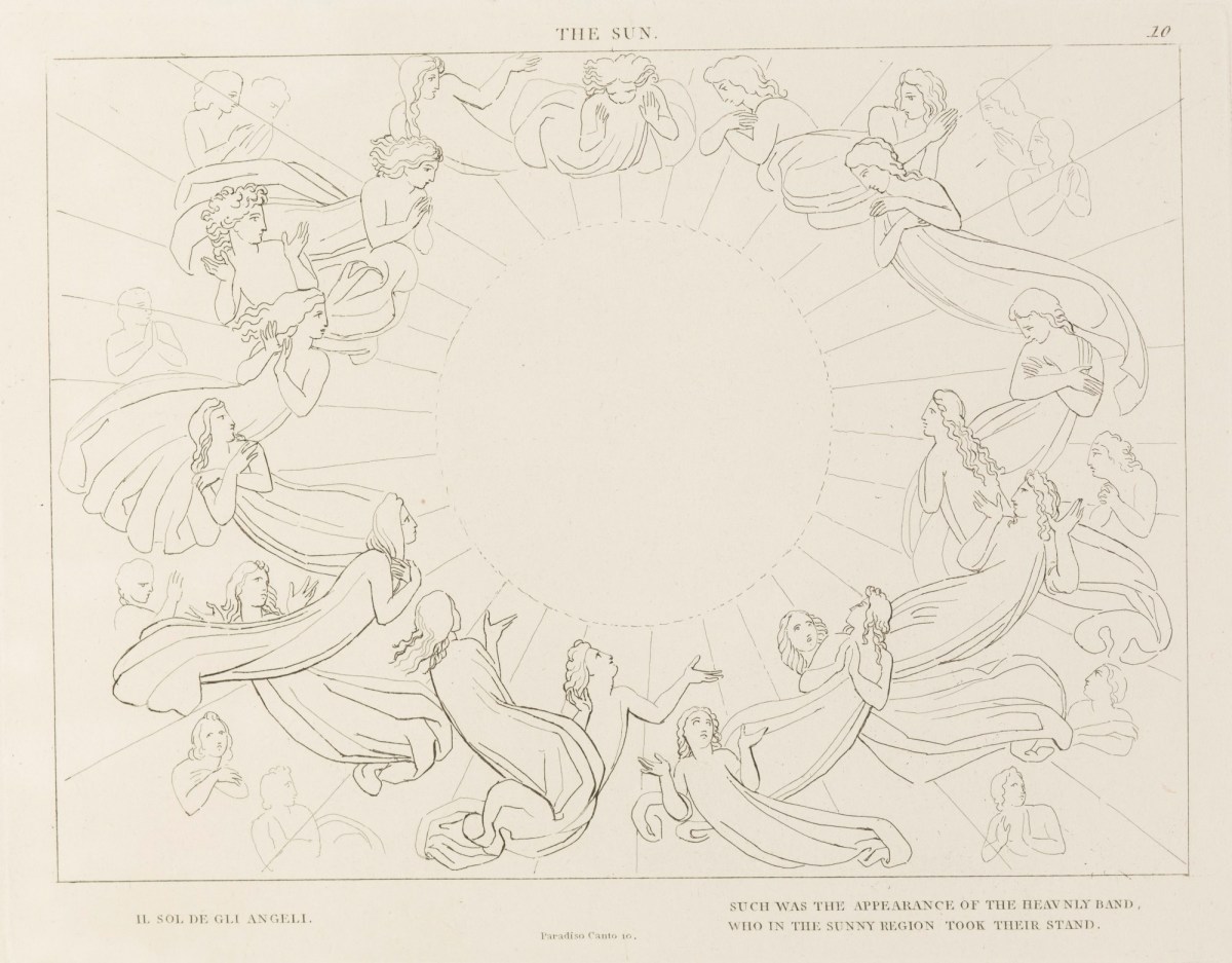 John Flaxman RA, 'The Sun' (from The Divine Comedy, Paradise )
