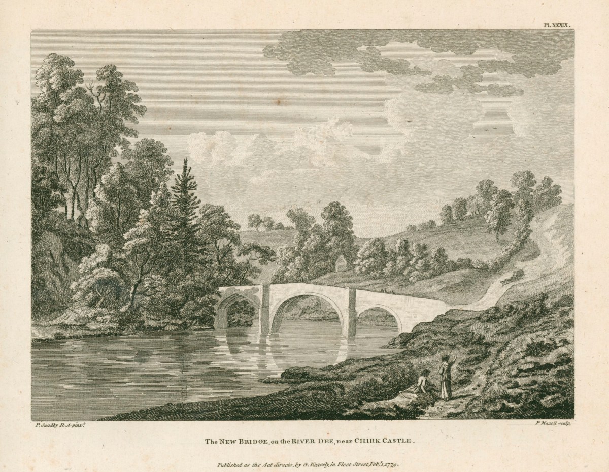 Paul Sandby RA, The new bridge on the River Dee, near Chirk Castle